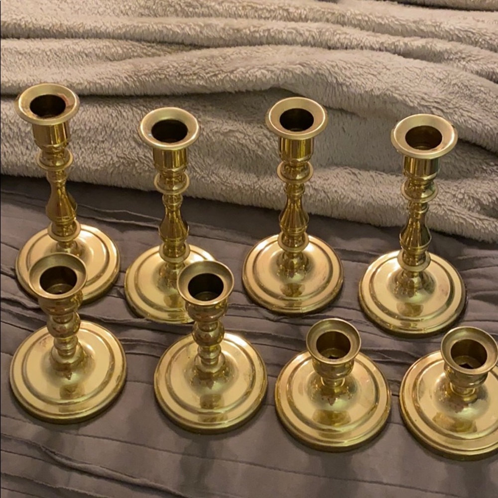 Baldwin brass candlesticks.